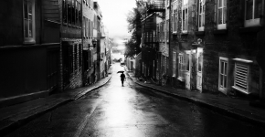 Promenade sous la pluie